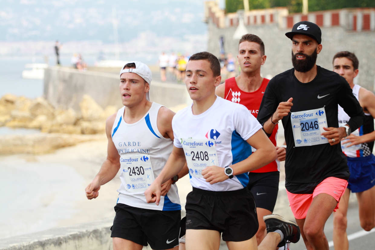 Courir pour une fleur