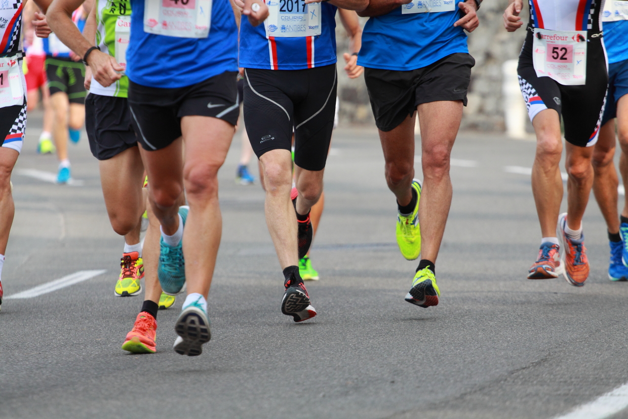 Courir pour une fleur