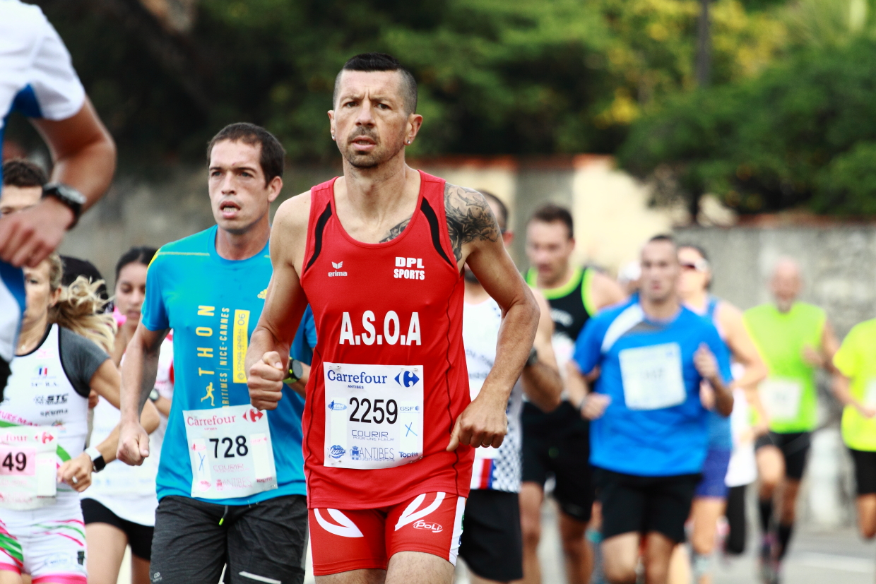 Courir pour une fleur