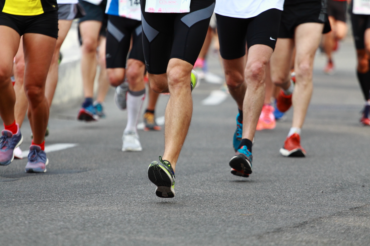 Courir pour une fleur