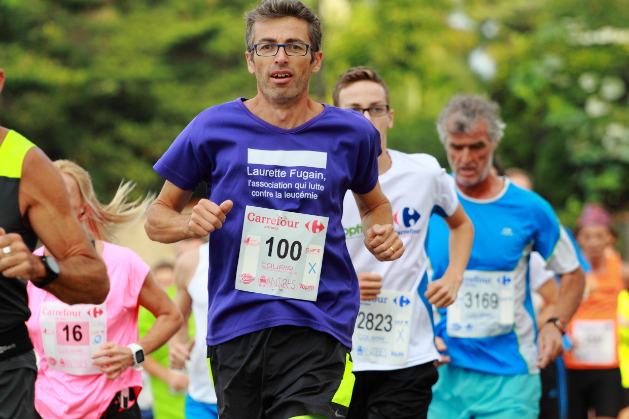 Courir pour une fleur