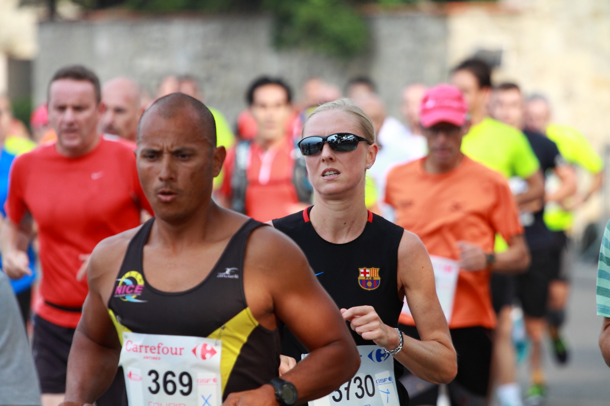 Courir pour une fleur