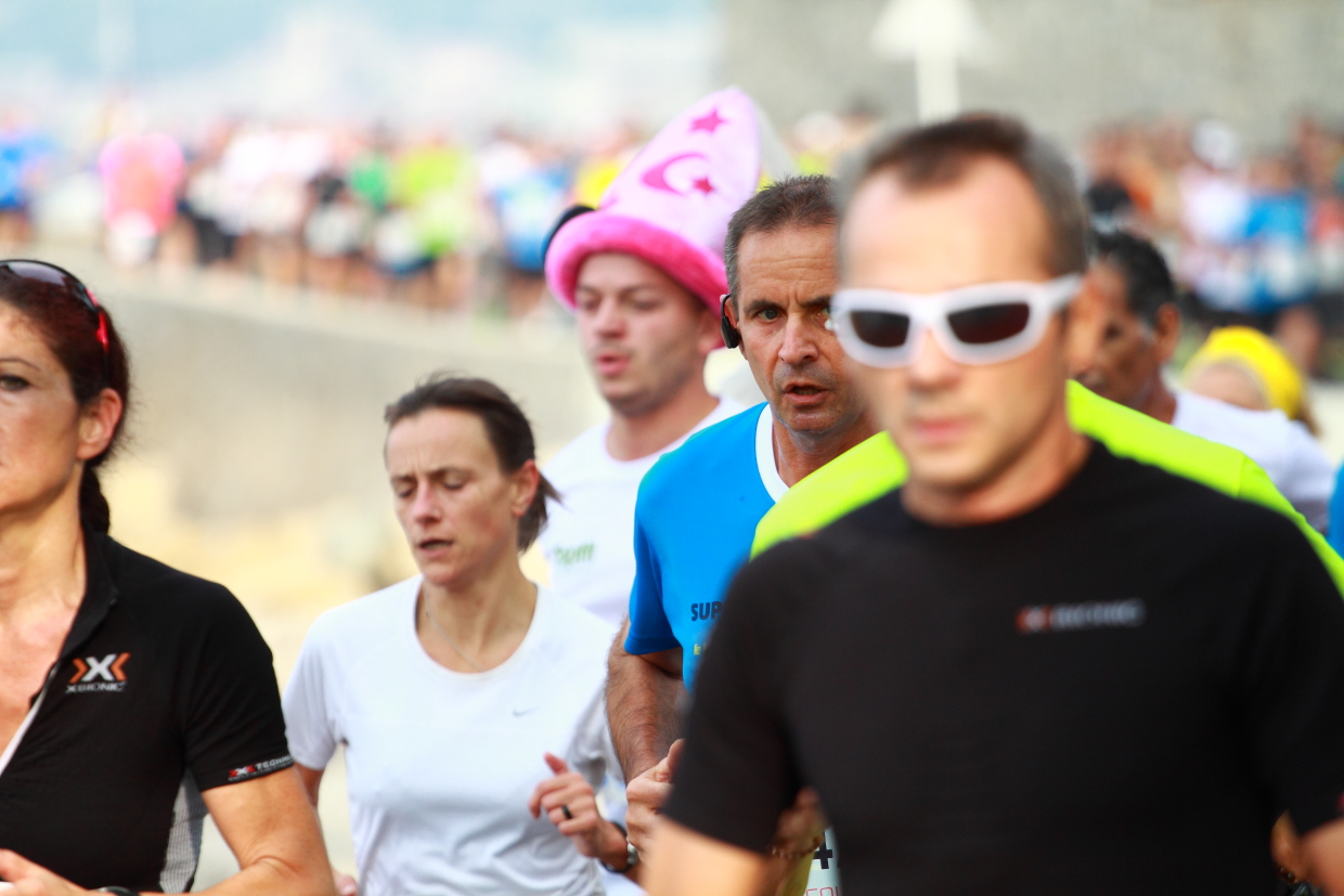 Courir pour une fleur