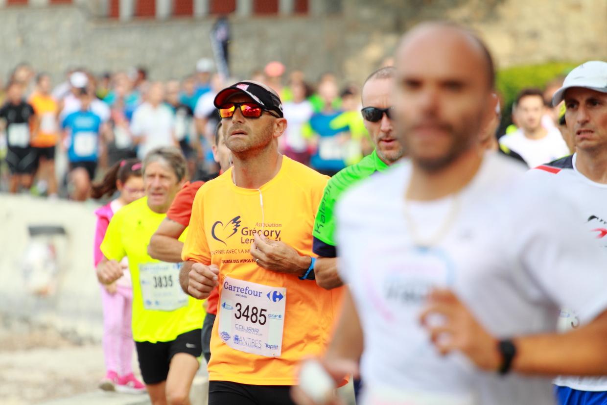 Courir pour une fleur