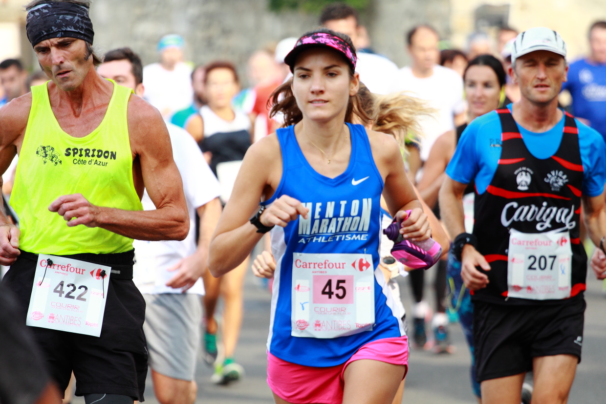 Courir pour une fleur