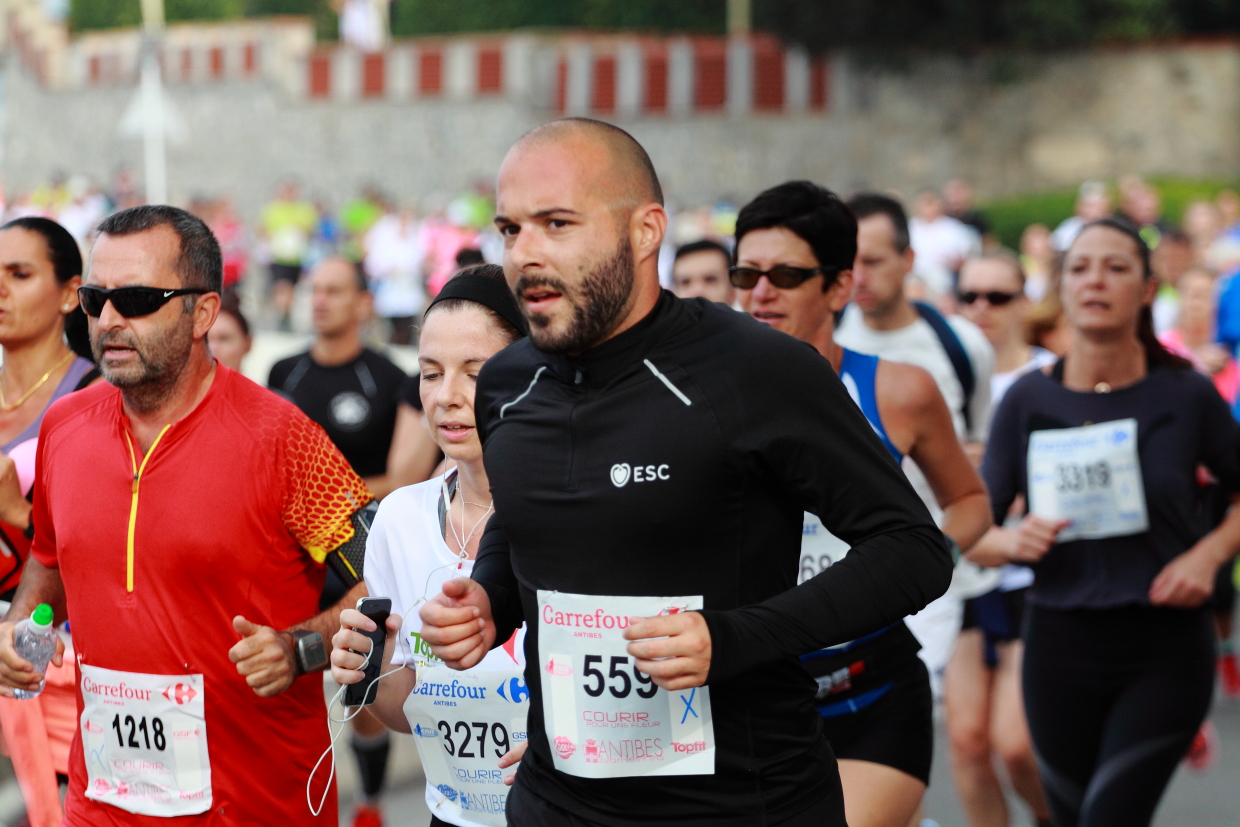 Courir pour une fleur