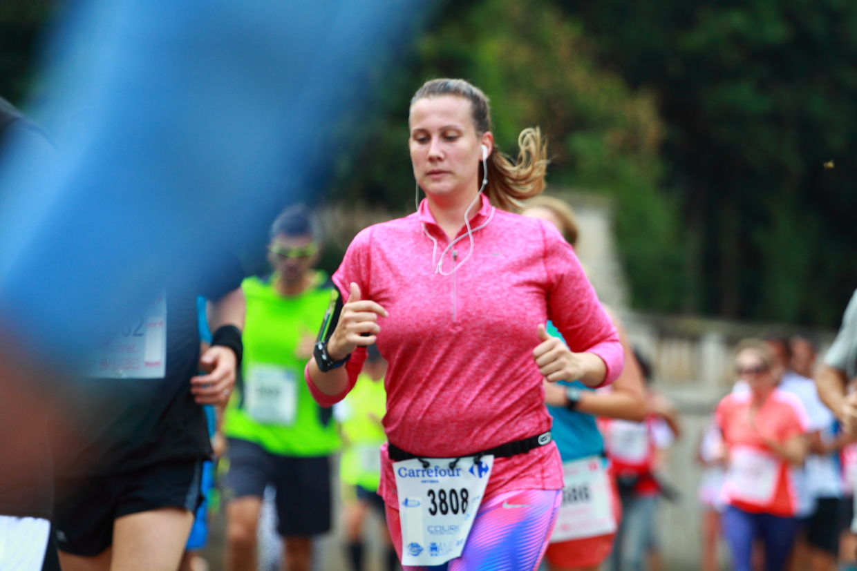 Courir pour une fleur