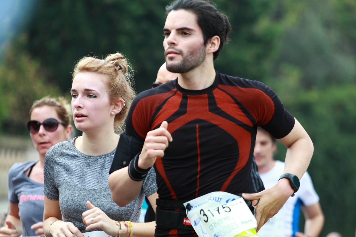 Courir pour une fleur