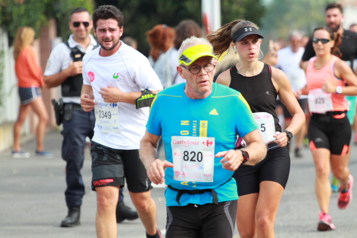 Courir pour une fleur