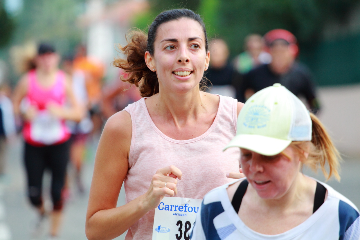 Courir pour une fleur