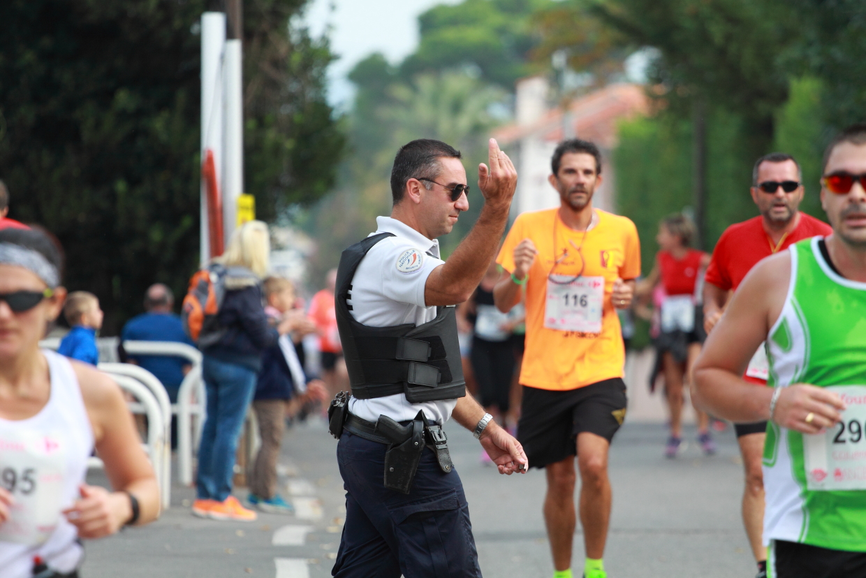 Courir pour une fleur