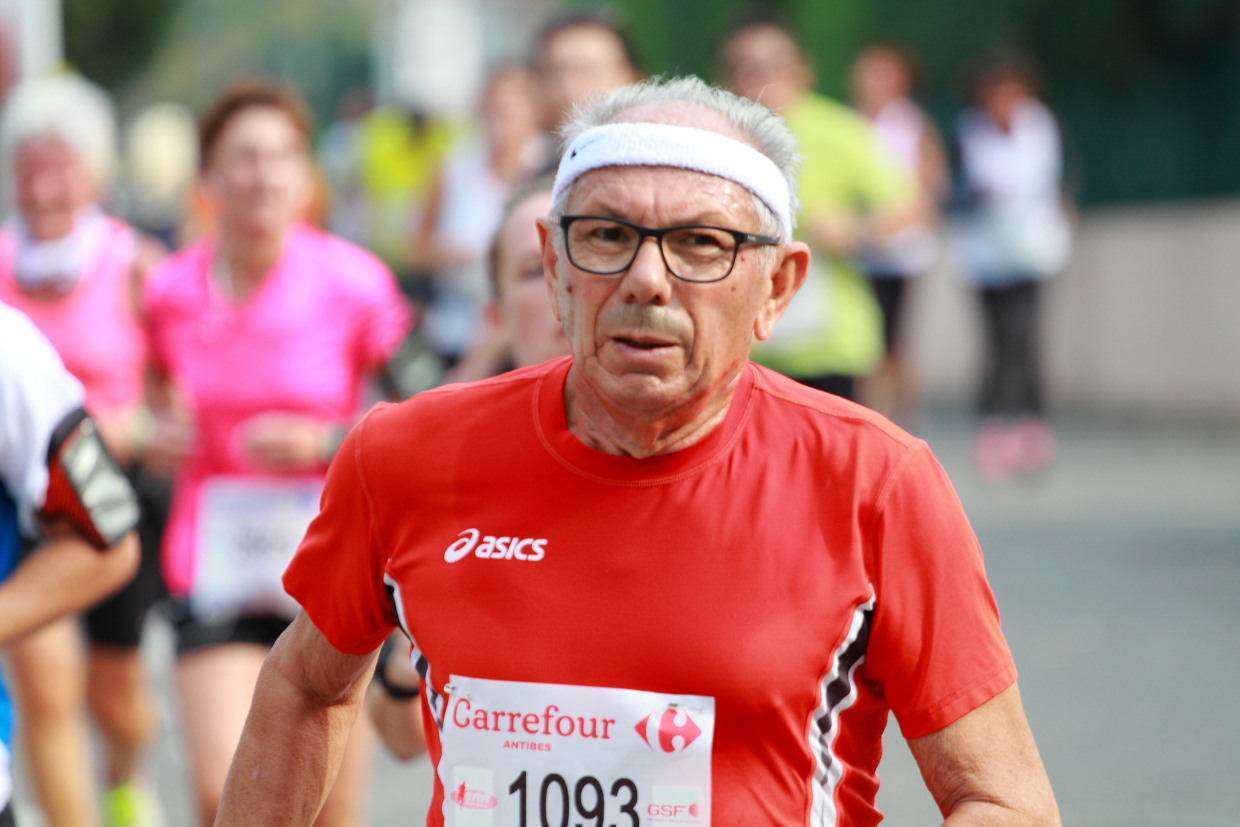 Courir pour une fleur