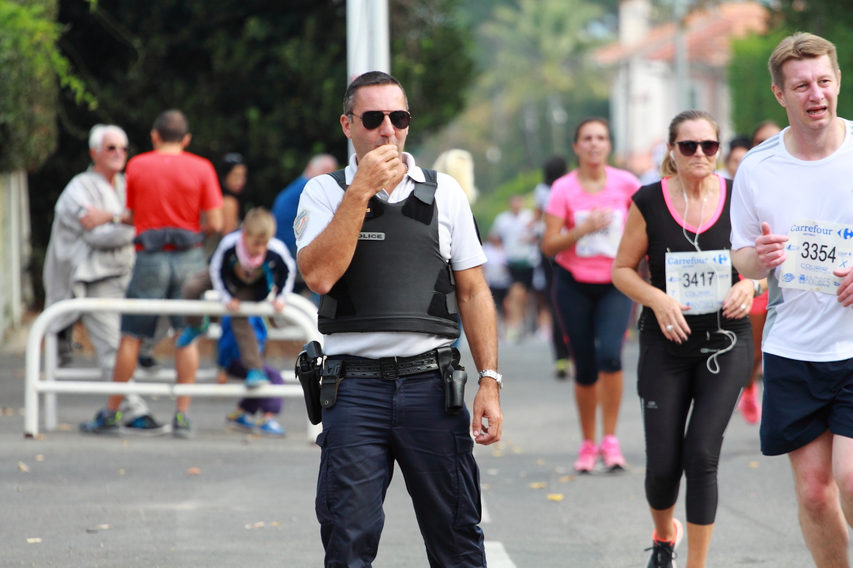 Courir pour une fleur