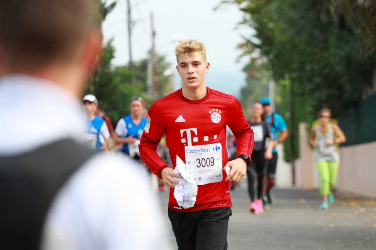 Courir pour une fleur