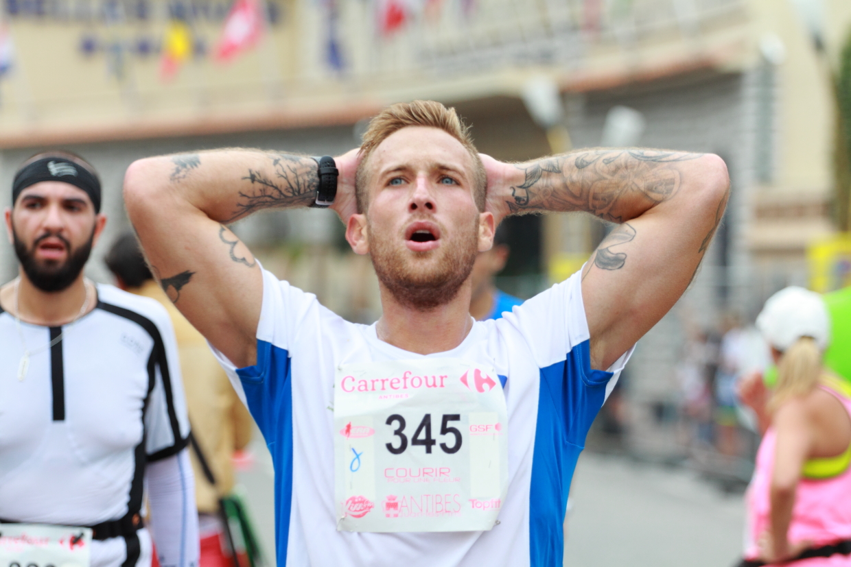 Courir pour une fleur