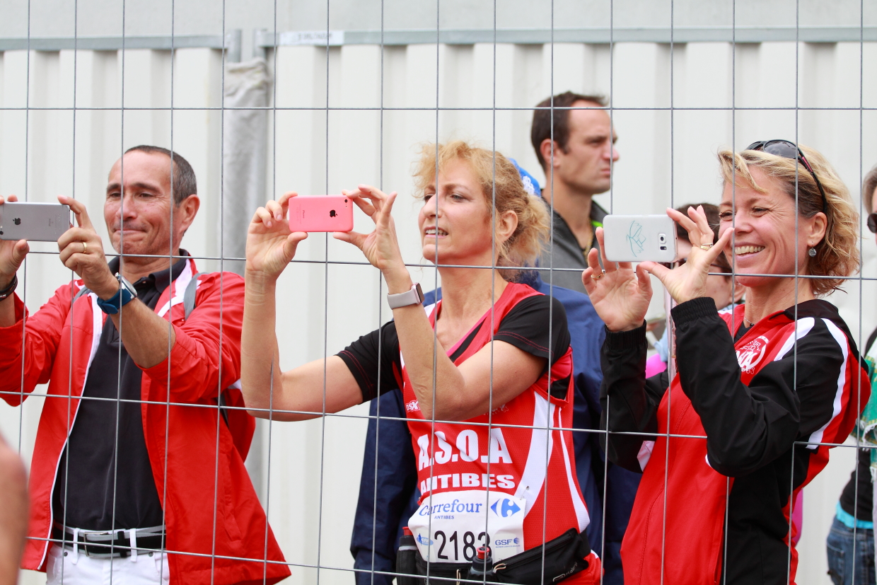 Courir pour une fleur