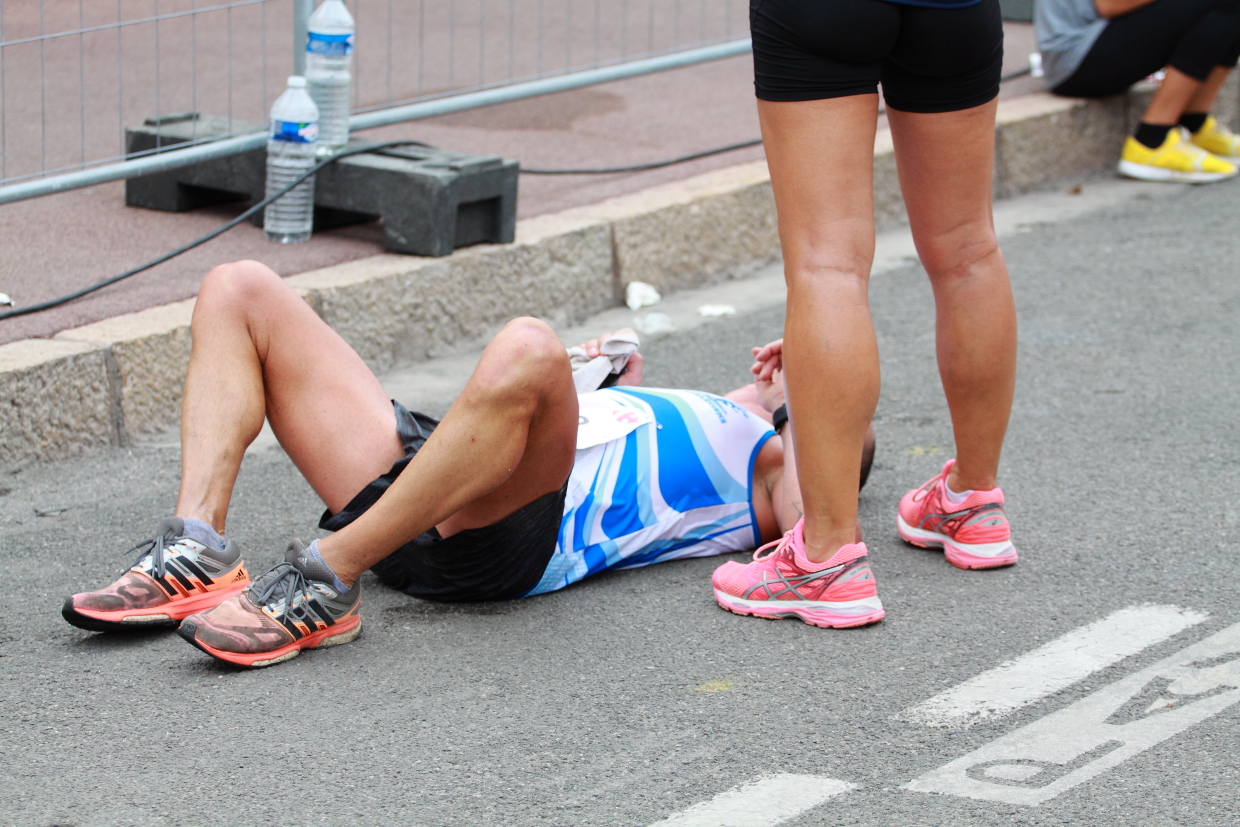 Courir pour une fleur