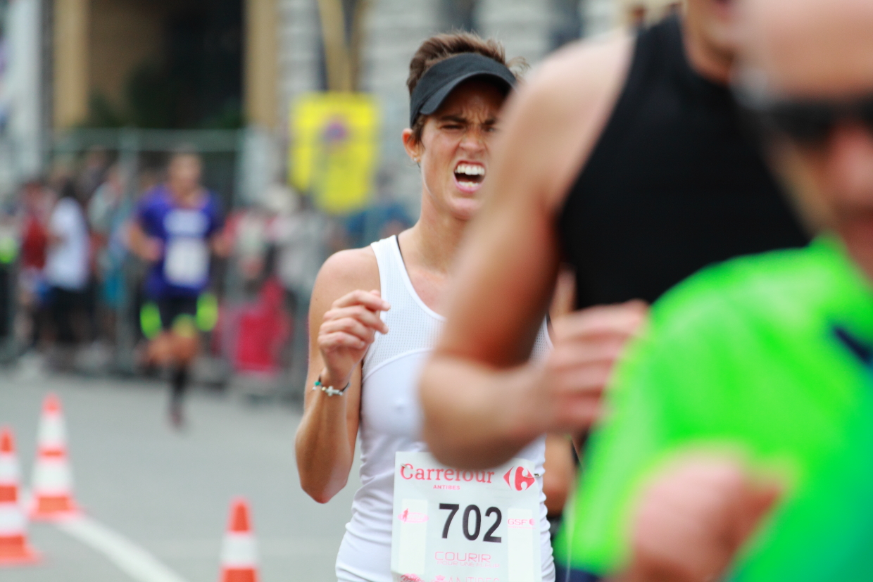 Courir pour une fleur