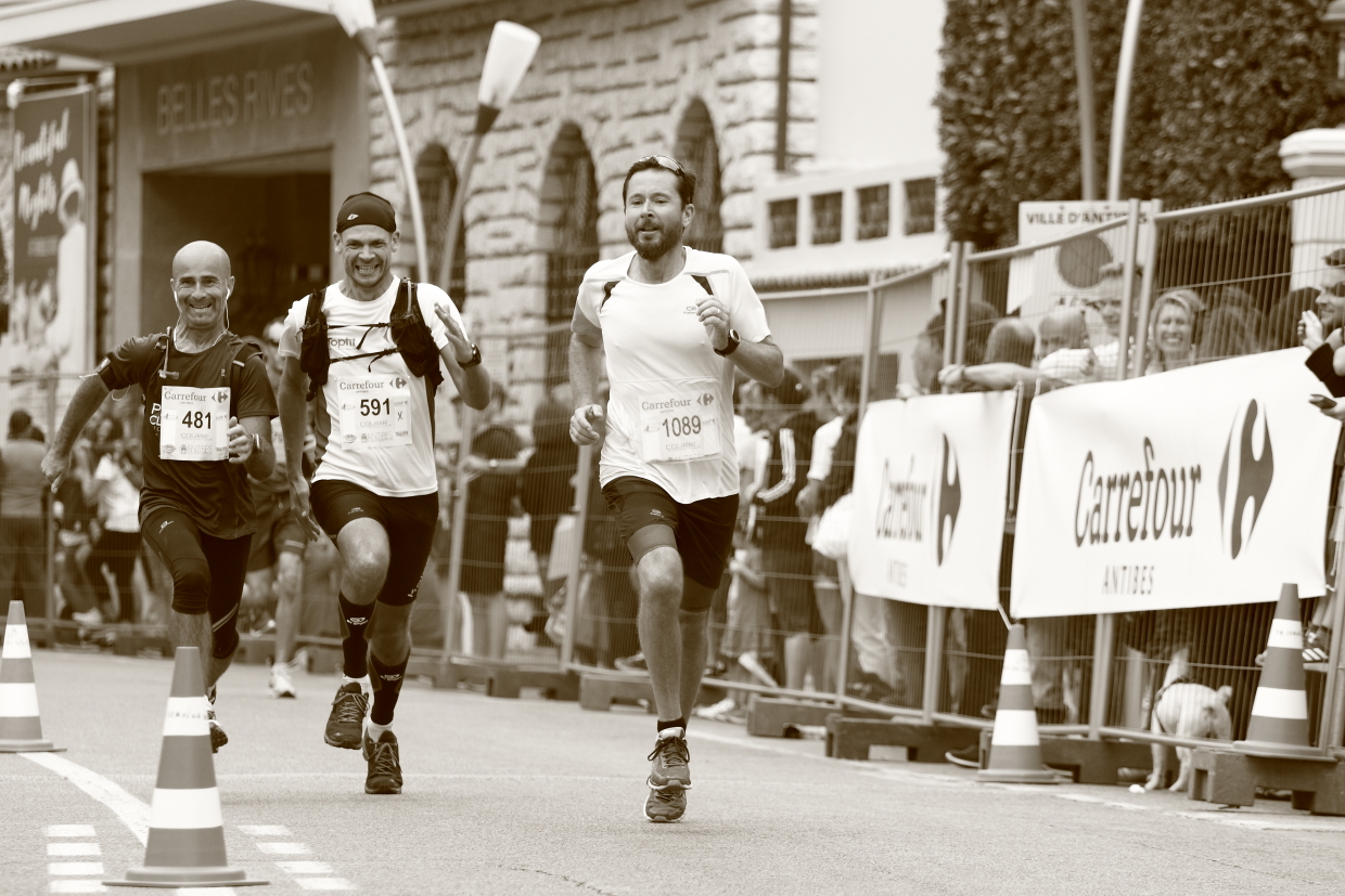 Courir pour une fleur