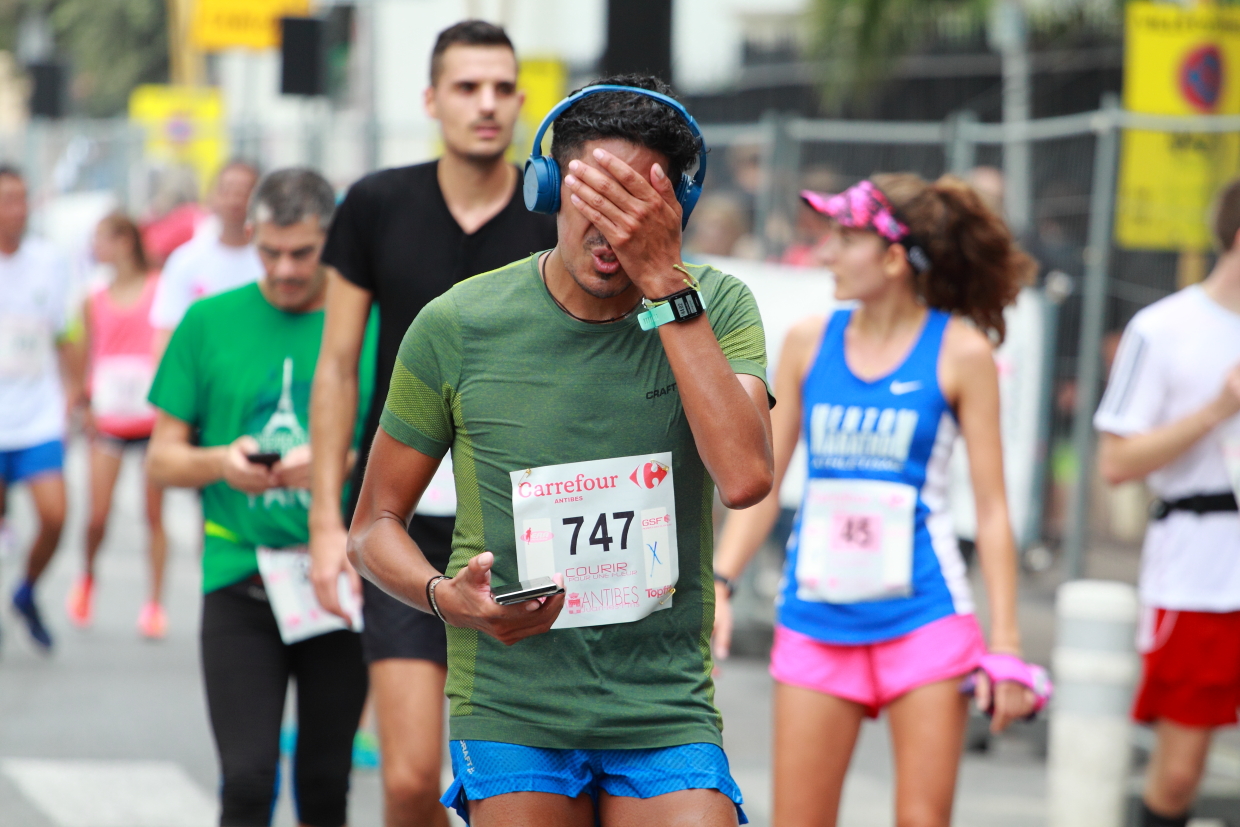 Courir pour une fleur