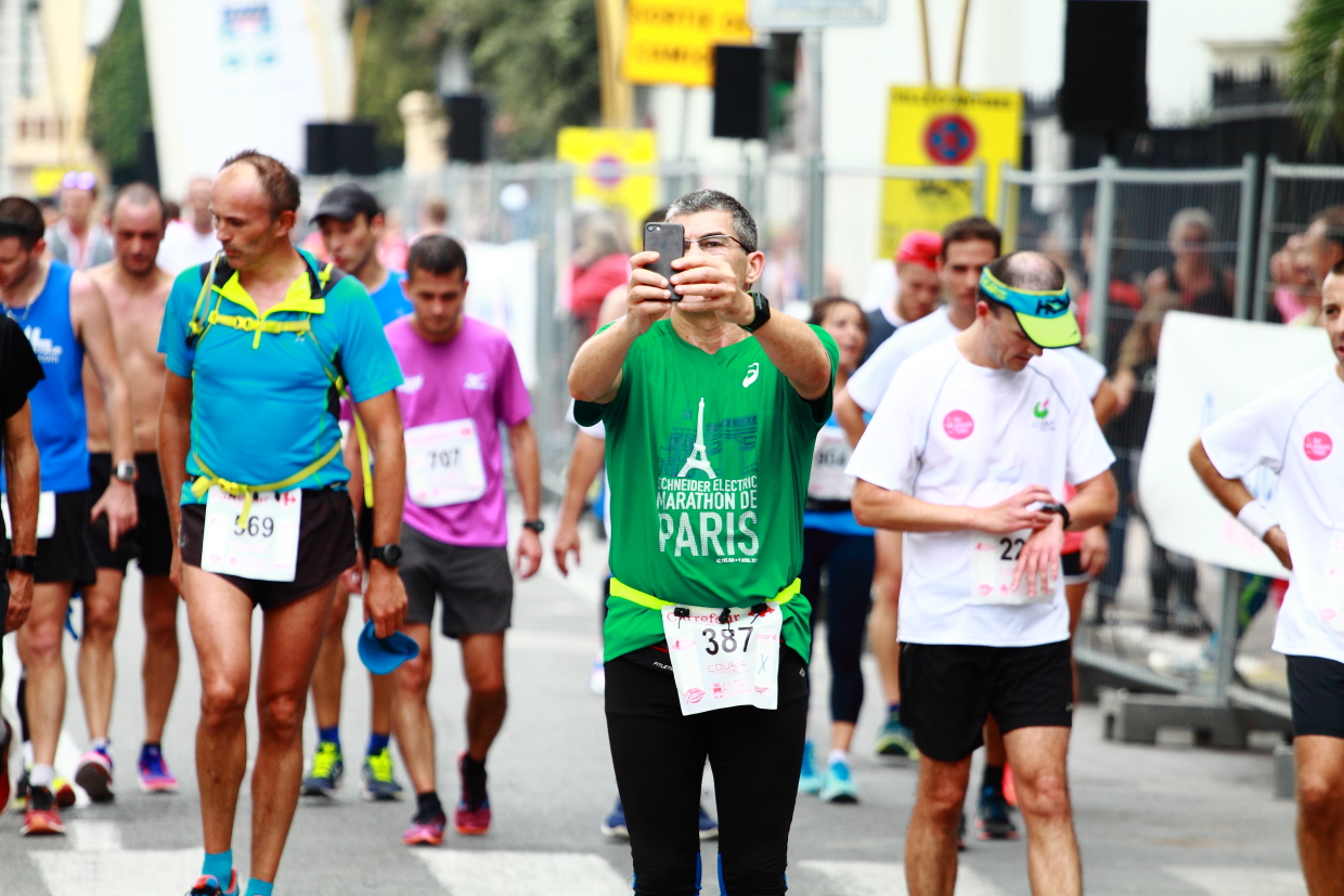 Courir pour une fleur