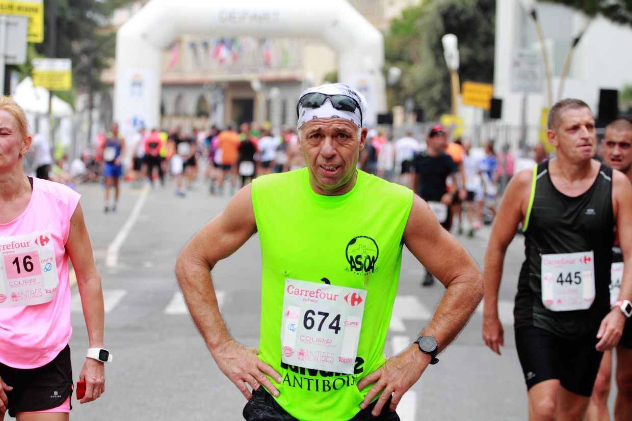 Courir pour une fleur