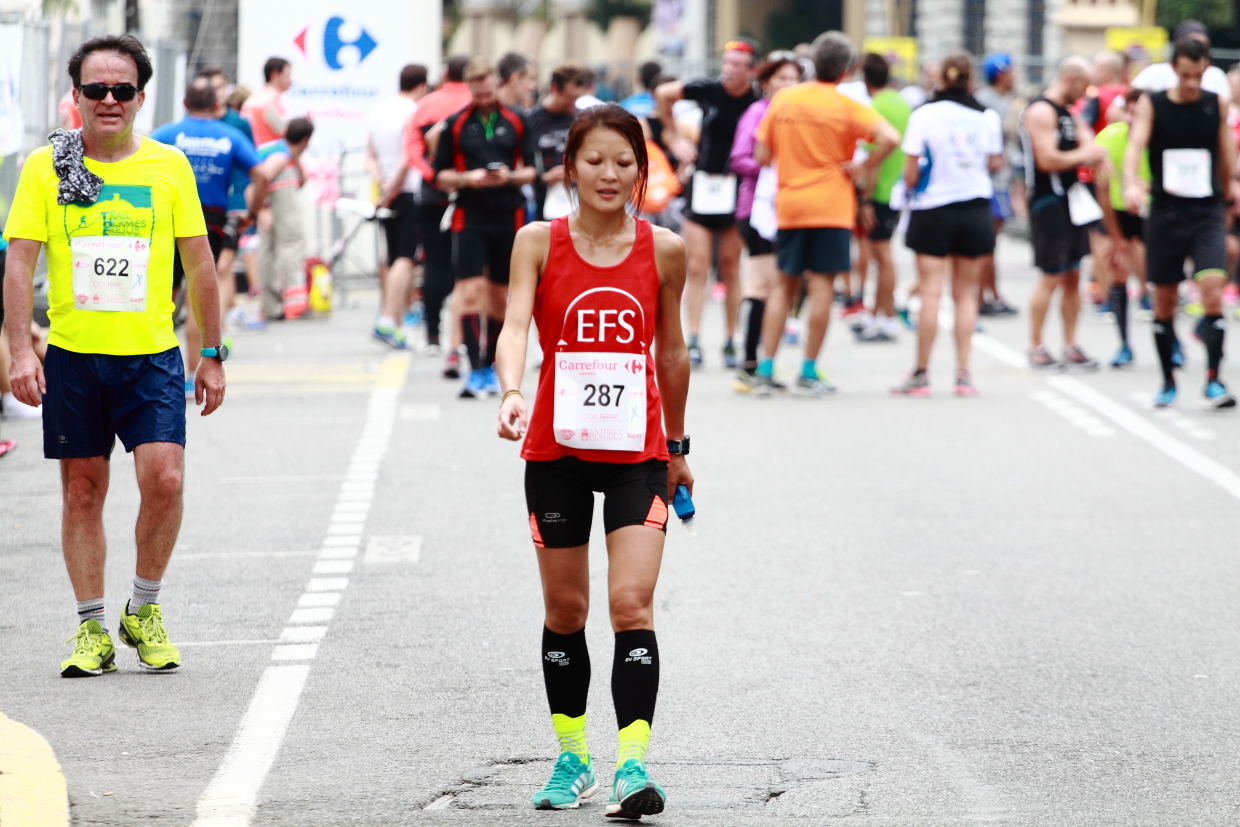 Courir pour une fleur