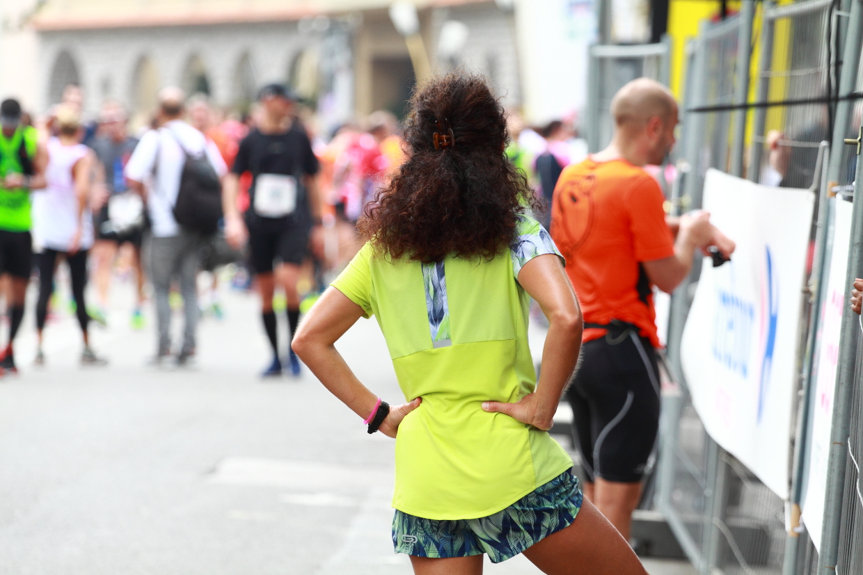 Courir pour une fleur