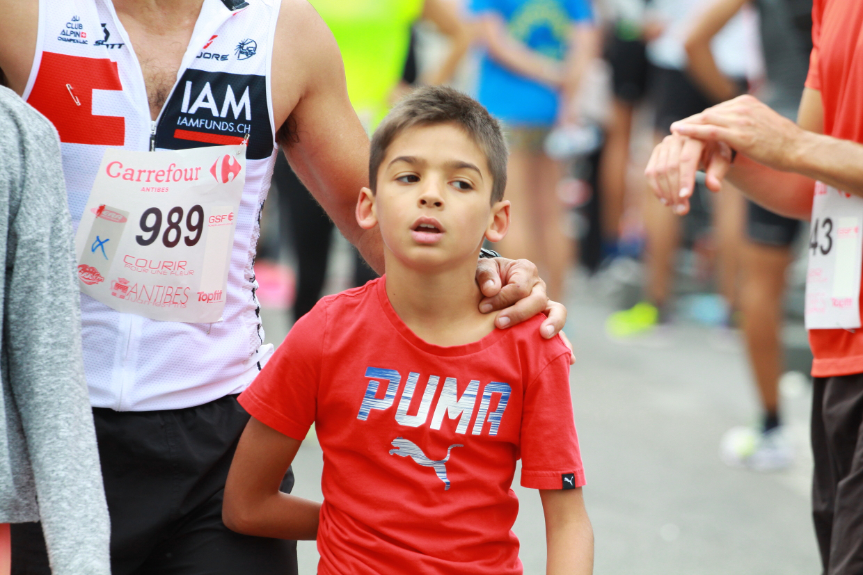 Courir pour une fleur