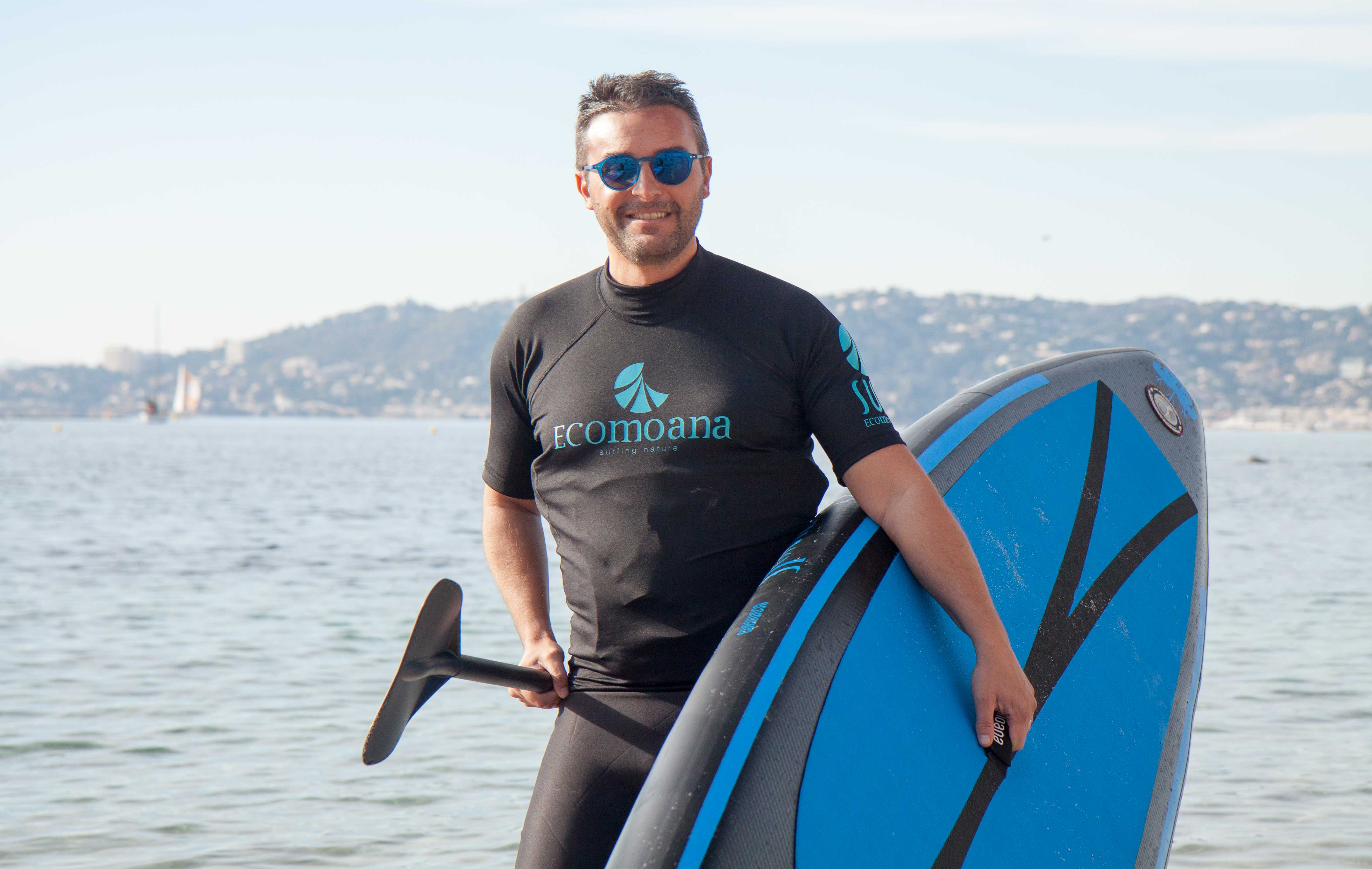 paddle boarding