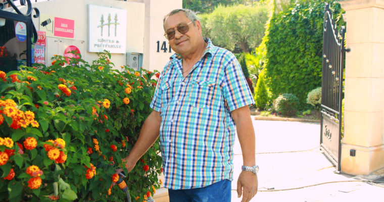 Lionel – Gardener and Caretaker at the Hotel Beau Site.