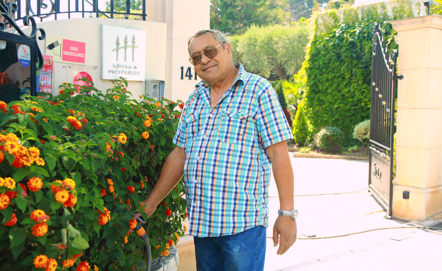 Lionel – Gardener and Caretaker at the Hotel Beau Site.