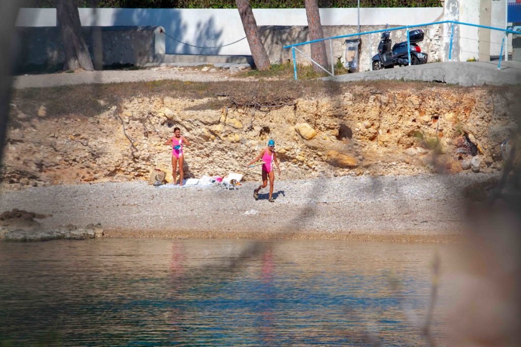 swimmers Cap d'Antibes