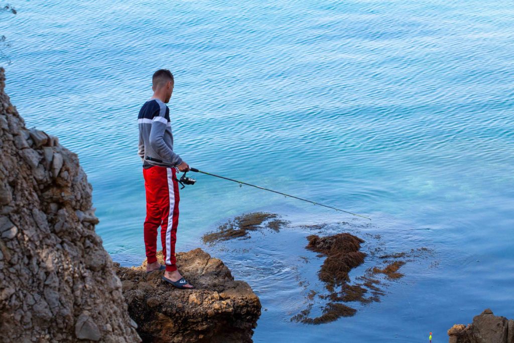 Fishing in Cap d'Antibes