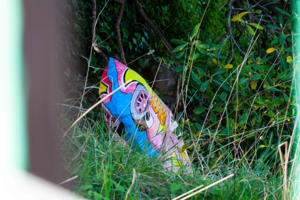 rubbish in Cap d'Antibes