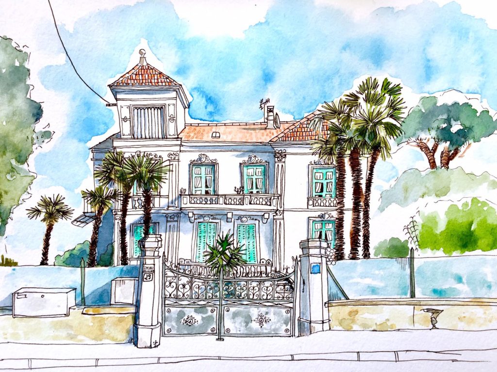 Illustration Villa Cap d'Antibes