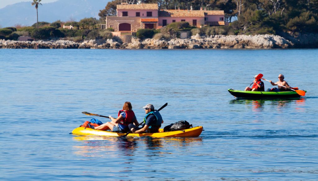 Kayaking Cap d'Antibes